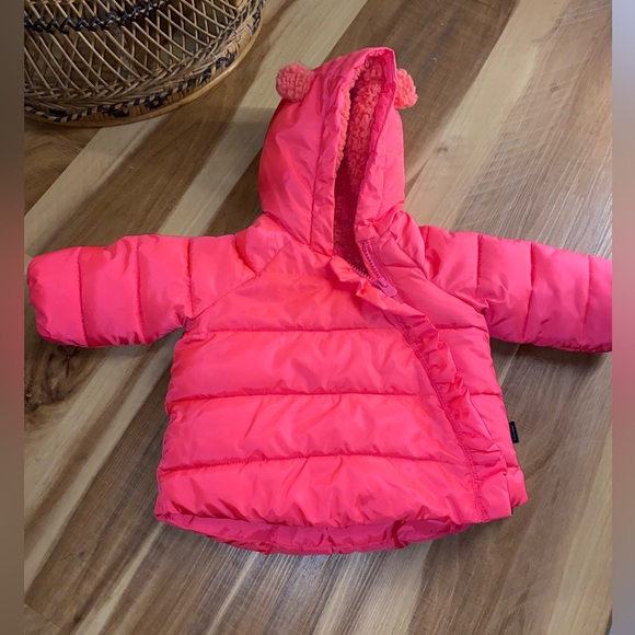 Pink GAP Baby Puffer Jacket NEW - Picture 2 of 5